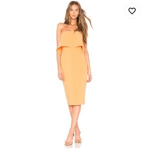 Likely Driggs Dress in Mandarin sun